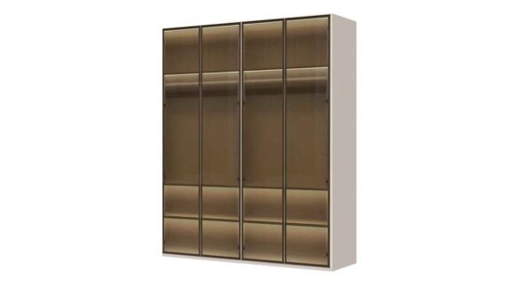 Ormar sa aluminijumskim ramom P4-4AL